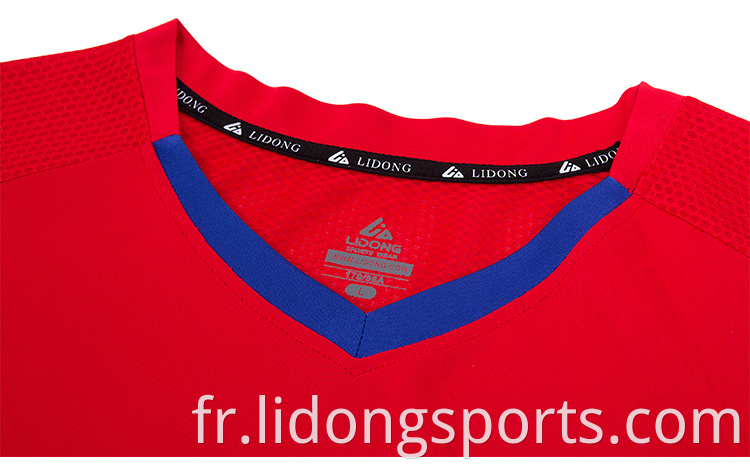 Maillot de football jeunesse personnalisé en gros maillot de football simple